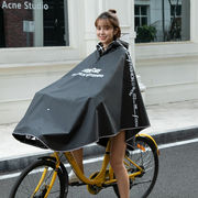 英玛仕自行车雨衣单人雨衣学生骑行高中生雨S披环保时尚大帽
