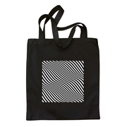 李因乐视觉系创意抽象黑色，手提单肩包女大包帆布，环保袋布包