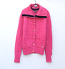 小熊羊毛衫紫色开衫，外套毛衣女装，羊绒衫155-160长袖秋季毛线