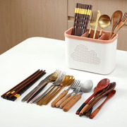 筷笼家用厨房创意筷子篓置物架勺子餐具分格沥水收纳餐具分格盒子