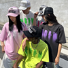 MEDM23SS幻影logo短袖T恤男女同款夏季潮牌美式嘻哈五分袖体恤衫