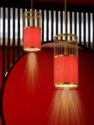 过道中国风吊灯创意餐厅灯具，卡座火锅酒店，新中式饭店灯饰仿古灯饰