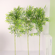 假树植物仿真毛竹竹子，竹叶盆栽绿植人造墙面，室内水管暖气装饰遮挡