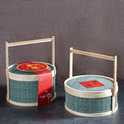 中秋节月饼包装盒，端午粽子盒茶叶水果特产大闸蟹，手工竹编礼篮