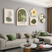 北欧客厅装饰画小清新创意，组合壁画现代简约高级感沙发背景墙挂画