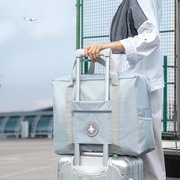 旅行包手提包韩版短途折叠拉杆待产包大容量便携行李袋，健身包男女(包男女)