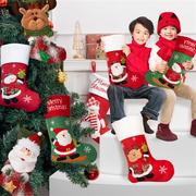 圣诞袜子礼物袋大号儿童老人袋场景布置挂件挂饰圣诞节装