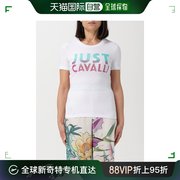 香港直邮潮奢 Just Cavalli 就是卡沃利 女士 T恤 76PAHE12CJ112