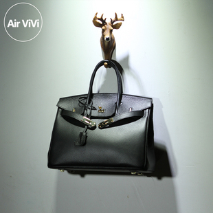 airvivi-梦-欧洲站头层牛皮，经典真皮铂金，包手提包欧美时尚女包