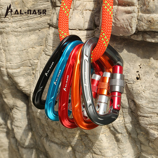 阿尔纳斯登山锁扣d扣登山扣承重安全扣梨型攀岩主锁户外攀登装备