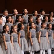 中小学生合唱演出服儿童大合唱团朗诵表演服装少儿女童礼服初中生