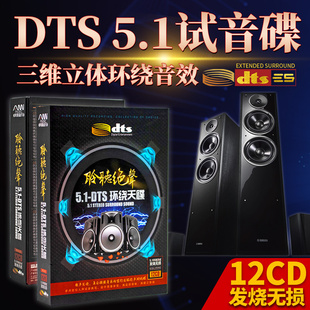 正版5.1声道dts环绕cd碟片音乐歌曲，发烧试音无损高音质(高音质)汽车载光盘