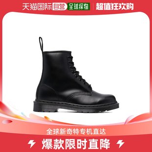 香港直邮Dr. Martens 黑色系带踝靴 14353