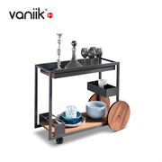 vaniik/北欧简约设计款餐厅小推车Brandy 客厅简易酒水边几