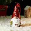 圣诞节装饰小矮人树脂工艺品派对圣诞树挂件侏儒公仔吊饰玩具礼物