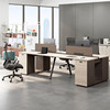 办公桌职员桌 现代简约员工位 电脑桌隔断工位 1.2米/1.4米双人位