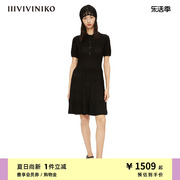 iiiviviniko“环保凉感”经典伞型针织，连衣裙女m221128606d