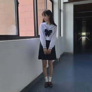 岸京女中校服 原创投稿  日本学生校服水手服JK制服