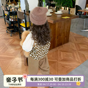 女童装时髦套装洋气，2024宝宝春季网红炸街衣服儿童春装三件套