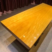 黄花梨实木办公桌乌金木大板，讲台桌会议桌，巴花原木茶桌茶台