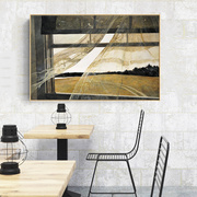 安德鲁怀斯 写实派世界名画 海边的风抽象风景油画装饰画挂画壁画