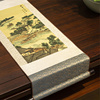 中国特色传统工艺品中国风丝绸画轴挂画出国留学商务送老外
