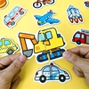 幼儿童交通工具汽车配对拼图益智0-3岁宝宝启蒙大块平图2早教玩具