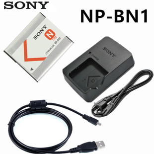 索尼DSC-W530 W610 W620 W630 W670相机NP-BN1电池+充电器+数据线