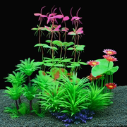 仿真水草鱼缸造景装饰塑料，假花假水草，水族箱草缸造景海草全套摆件
