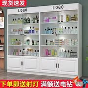 化妆品展示柜玻璃展示柜展柜，货柜阵列柜美容院，柜子产品货架展示架