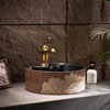 复古台上盆陶瓷中式家用艺术洗手盆，卫生间浴室阳台创意洗脸池单盆