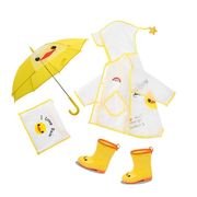 儿童雨衣雨伞雨鞋三件套防滑水，鞋男儿童雨鞋，雨具套装幼儿女童