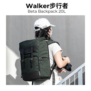 kfconcept卓尔walker步行者摄影包双肩复古多功能大容量，专业单反相机包佳能(包佳能)富士微单数码无人机旅行男女背包