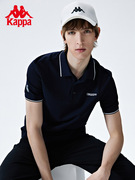Kappa卡帕短袖男2023夏复古运动POLO衫休闲短袖T恤K0D32PD01