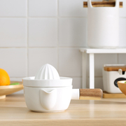 乐狮日式陶瓷手动榨汁神器柠檬橙汁压榨器榨汁杯家用榨汁器榨汁机