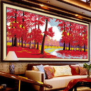 KS十字绣客厅大画红树林鸿运当头全景风景大幅38色自己绣需定