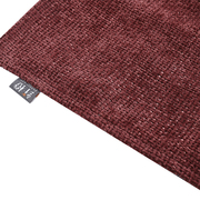 样板间后现代简约轻奢新中式北欧风枣红色针织条纹卧室床尾盖