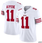 NFL橄榄球服 旧金山49人11号AIYUK球衣 49ers刺绣比赛训练服 男