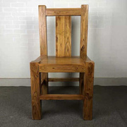 高档餐椅实木成人老榆木家具，椅子白胚家具，餐椅餐桌简约现代靠