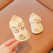 婴儿布鞋子软底0-6-12月婴幼儿鞋步前鞋防滑一岁男宝宝学步鞋秋季