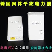 网件pl1200s千兆有线电力，猫iptv监控组网套装，扩展器电力线适配器