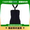 香港直邮loewe女士黑色，挂脖吊带连衣裙s359y07x23-1100