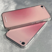 适用于苹果4s手机壳网红潮牌液态可爱粉色渐变透明情侣，全包防摔磨砂硅胶软壳保护套