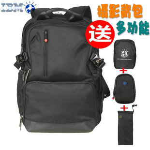 IBM智慧地球多功能摄影包单反相机笔记本包双肩包背包旅行包P361D