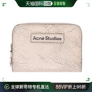 香港直邮潮奢 Acne Studios 艾克妮 男士粉色拉链钱包