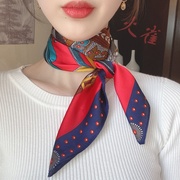 丝巾女小方巾韩国时尚，百搭领巾职业围巾脖子，纱巾头巾发带