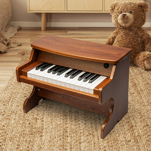 法国babefat木质小钢琴儿童电子琴初学女孩宝宝婴幼儿男玩具礼物