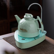 碧丽斯顿智能陶瓷电热水壶，自动上水家用烧水壶泡功夫茶杯套装器具