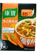 台湾进口 康宝独享杯港式酸辣浓汤 速食汤3包入