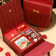 喜糖礼盒含糖成品高档结婚伴手礼订婚糖果，组合装创意喜糖回礼